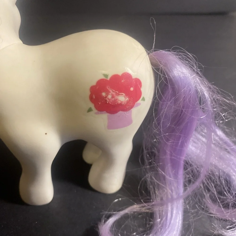 Rose: My Little Pony MLP Vintage Magic Message MM Magic Hat #8 G1